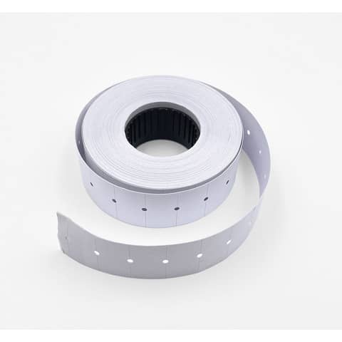 Rotolo etichette per prezzatrice Lebez colore bianco - 10 rotolini da 1000 etichette - 169